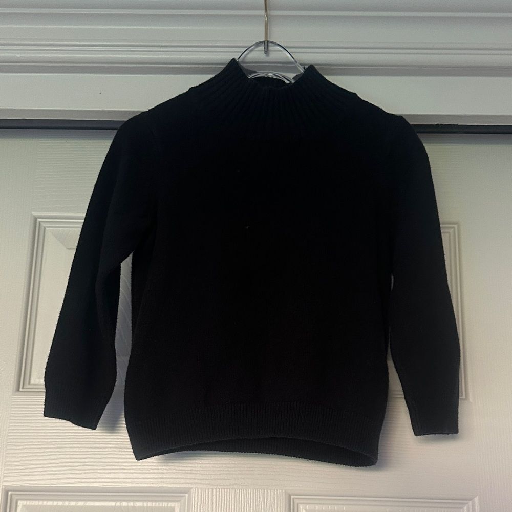 Janie and Jack Classic Black Kids Sweater